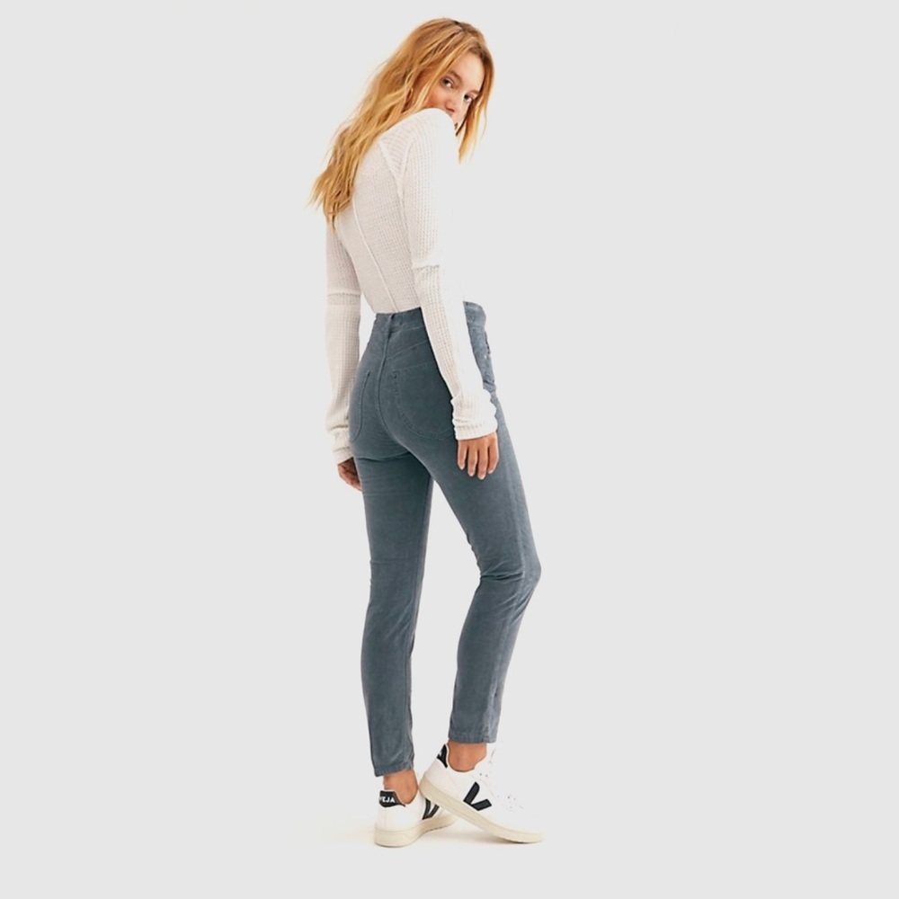 Free People SunChaser High Waist Skinny Cord Pants